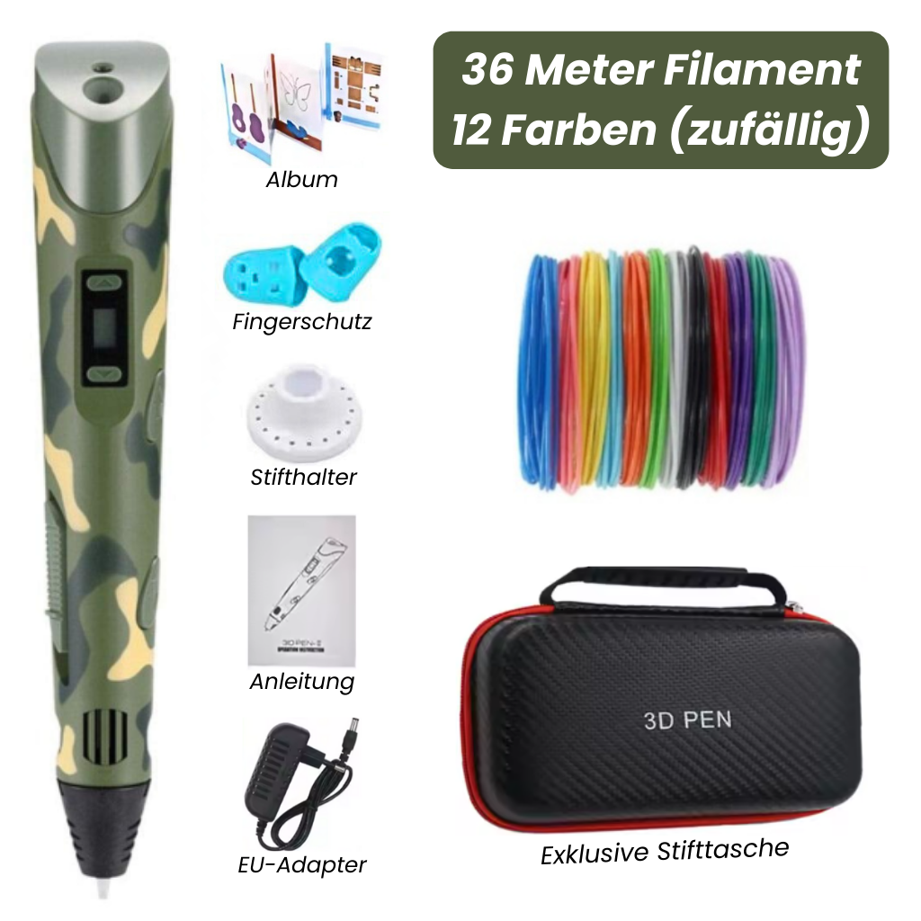 3D-Druckstift Komplett-Set
