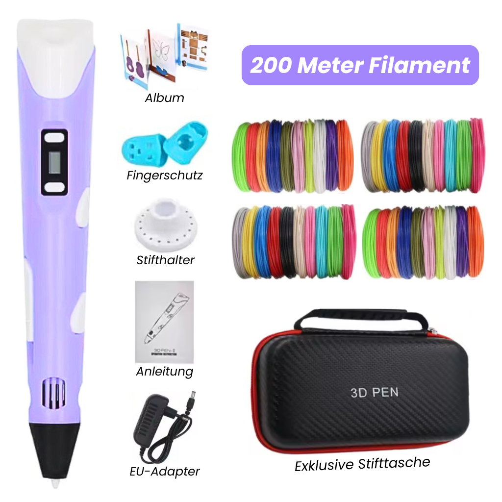 3D-Druckstift Komplett-Set